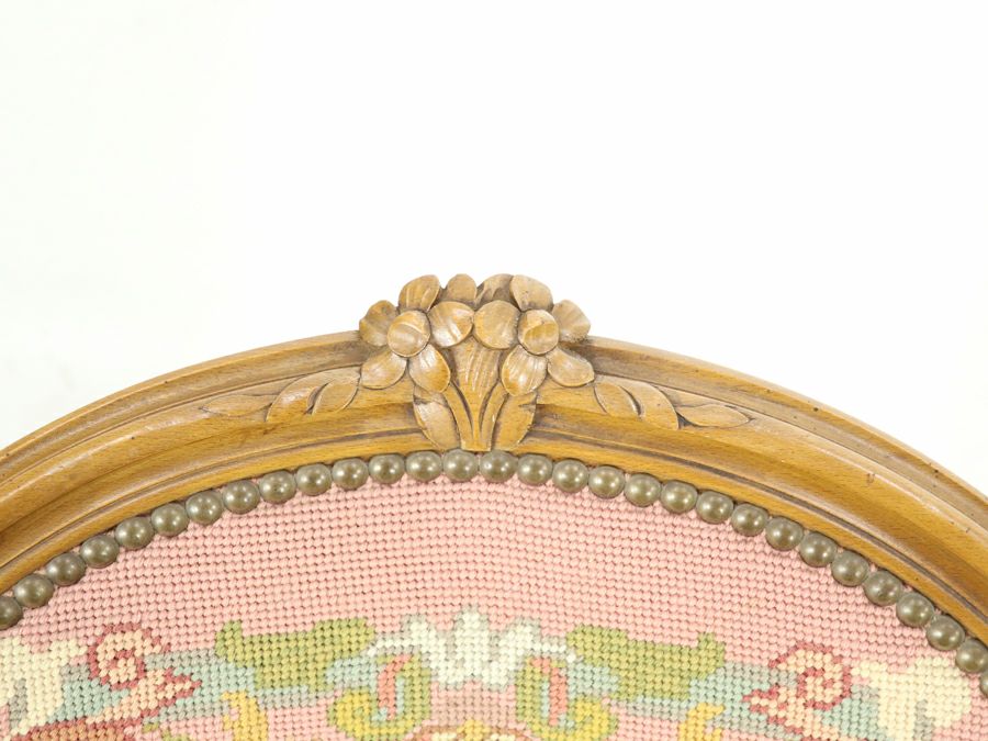 アンティーク家具 プチポワンチェア 65433