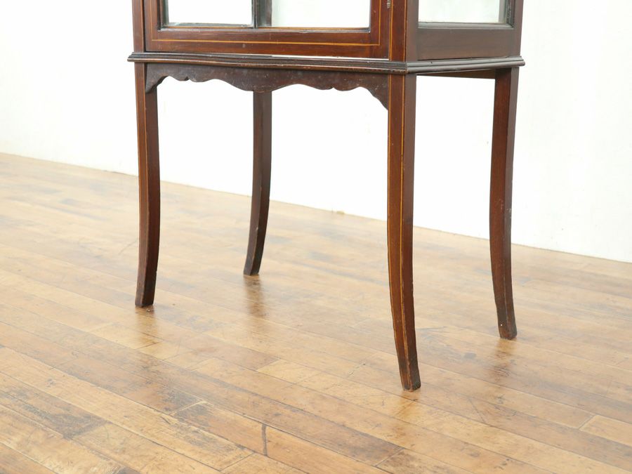 アンティーク家具 張替済ショーケース 80617