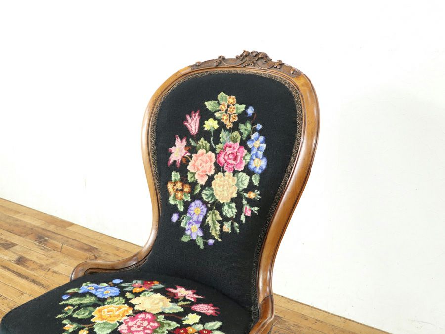 アンティーク家具 プチポワンチェア 80566