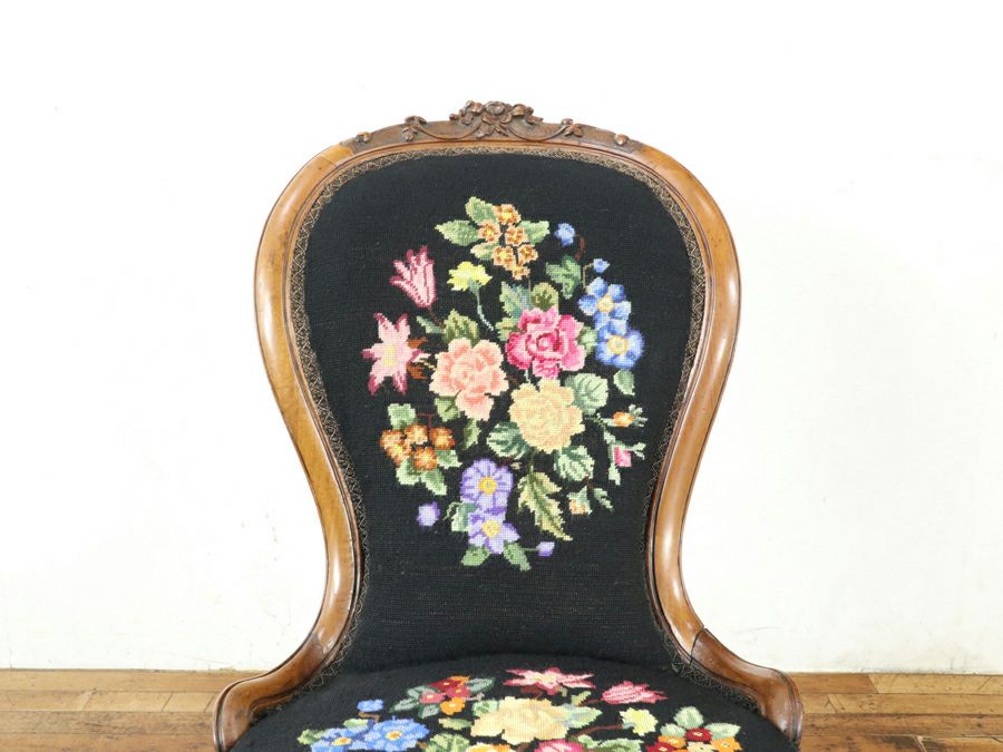 アンティーク家具 プチポワンチェア 80566