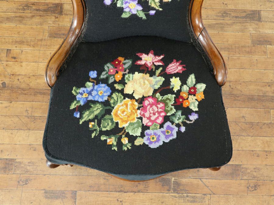 アンティーク家具 プチポワンチェア 80566