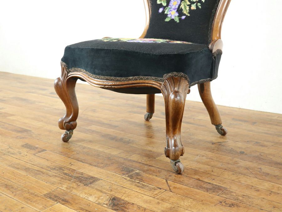 アンティーク家具 プチポワンチェア 80566