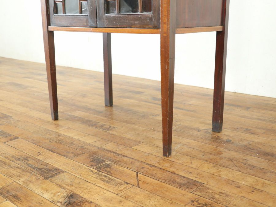 アンティーク家具 張替済ショーケース 80489