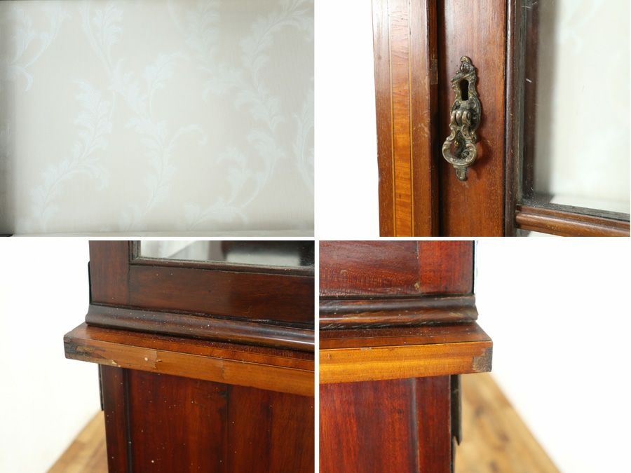 アンティーク家具 張替済ショーケース 80489