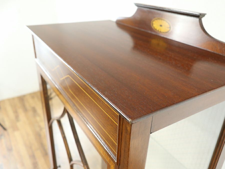 アンティーク家具 張替済ショーケース 80614