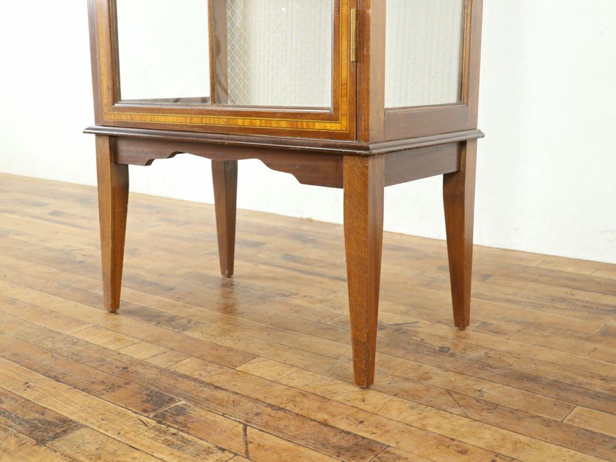 アンティーク家具 張替済ショーケース 80614