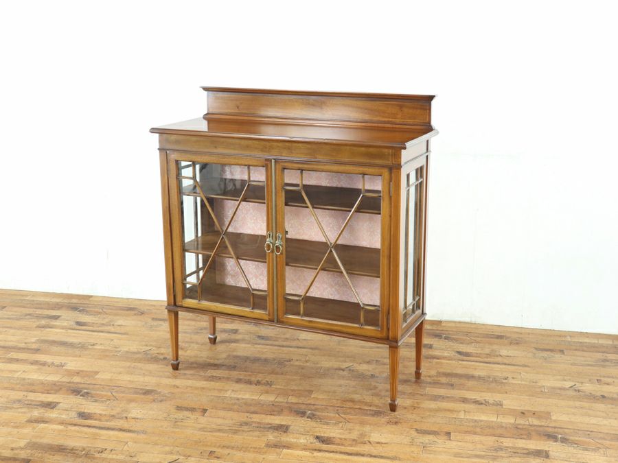 アンティーク家具 張替済ショーケース 80506