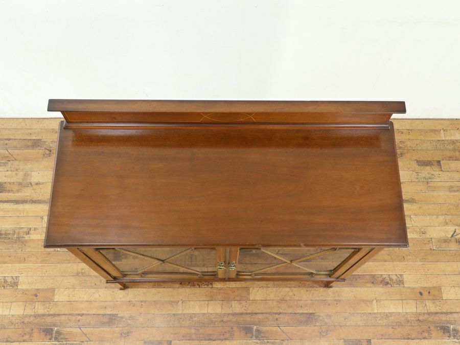 アンティーク家具 張替済ショーケース 80506