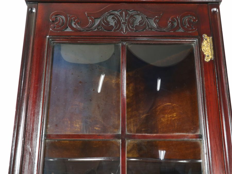 アンティーク家具 コーナーキャビネット 80783