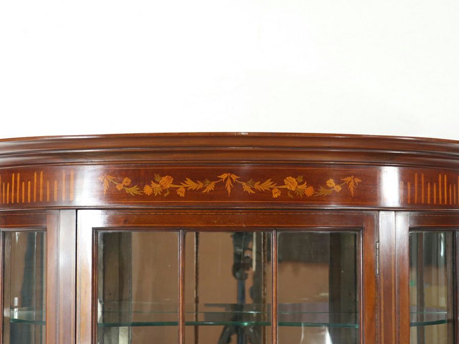 アンティーク家具 張替済ショーケース 80509