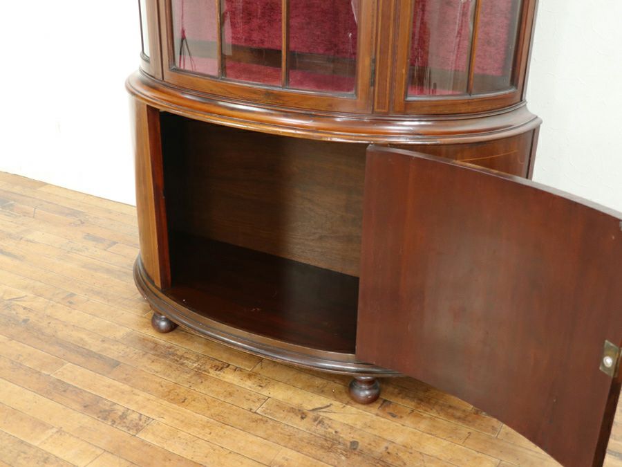 アンティーク家具 張替済ショーケース 80509