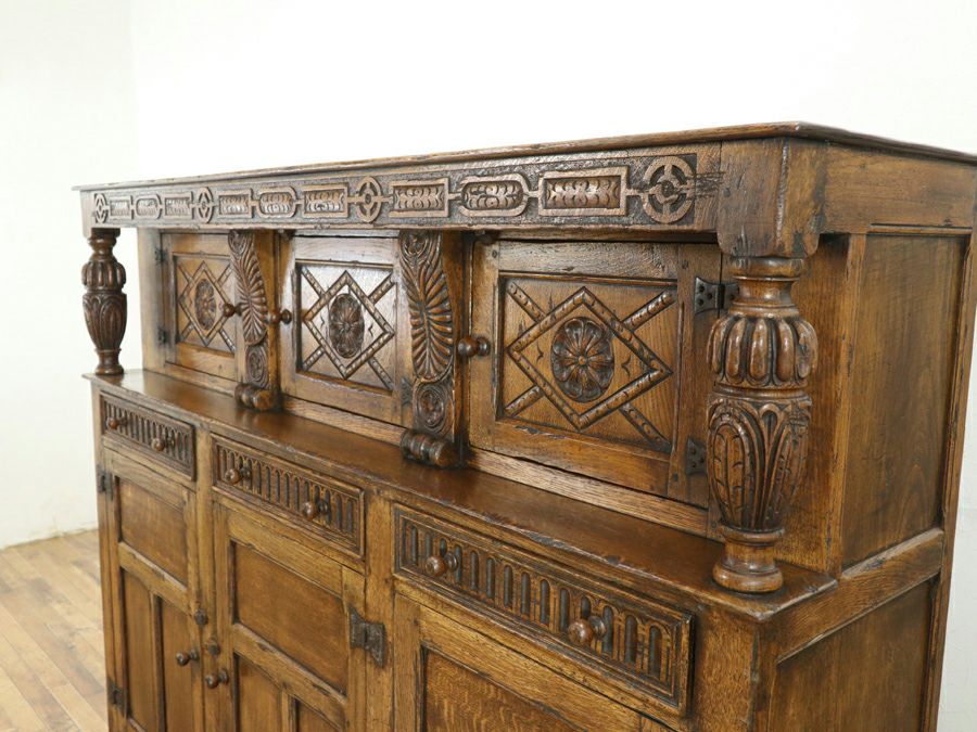 アンティーク家具 コートカップボード 80799