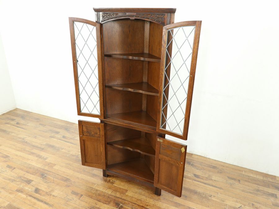 Old Charmコーナーキャビネット 80768