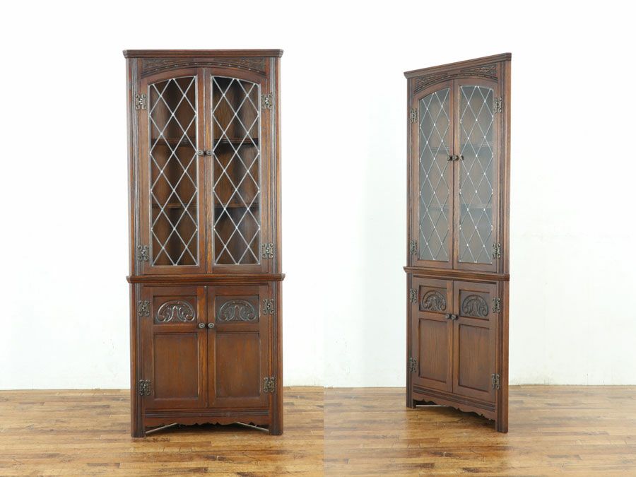 Old Charmコーナーキャビネット 80768