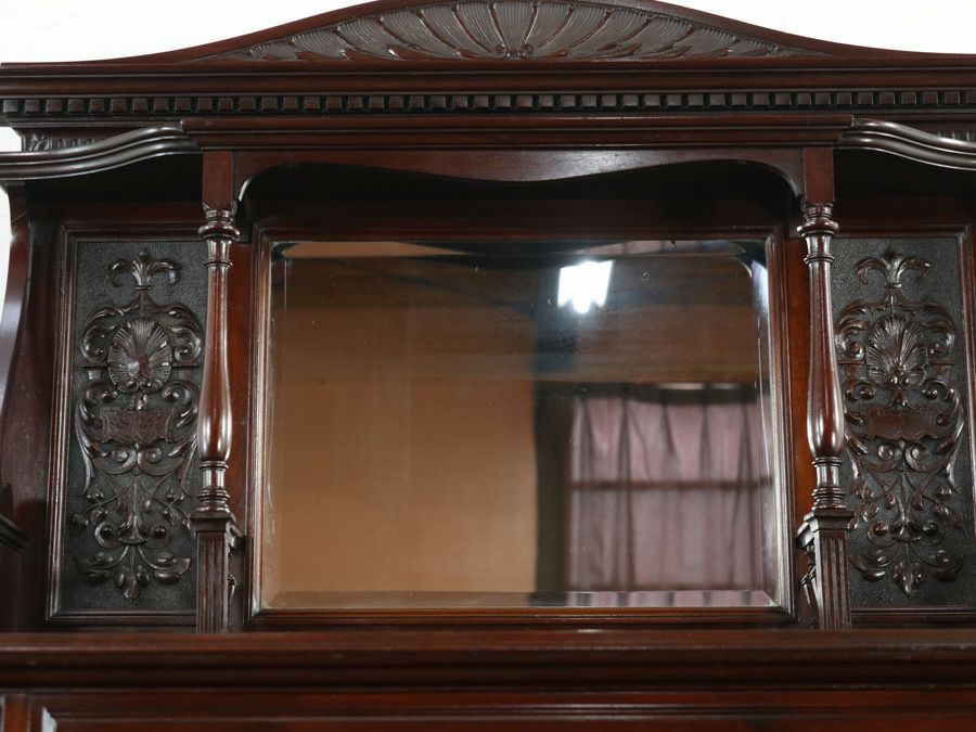 アンティーク家具 張替済キャビネット 80777