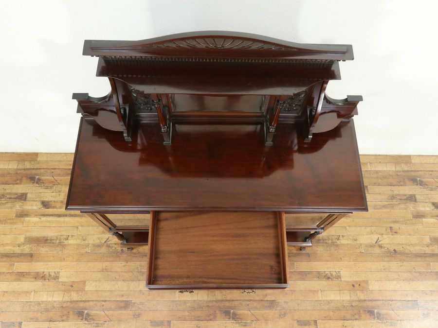 アンティーク家具 張替済キャビネット 80777