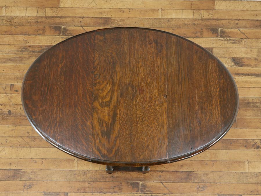 アンティーク家具のサイドテーブルとしては定番の拡張式サイドテーブル・ゲートレッグテーブル 80891