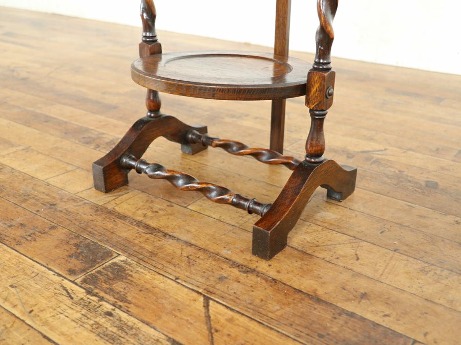 イギリスアンティーク ツイスト ケーキスタンド 80810a